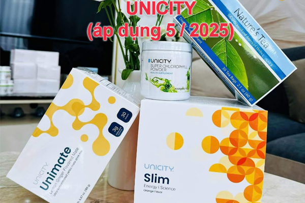 Giá sản phẩm Unicity mới nhất áp dụng từ 1/5/25